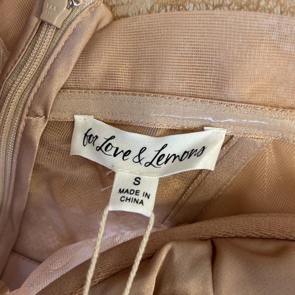 For Love & Lemons X REVOLVE Bustier Gown in Warm Taupe - Picture 9 of 9